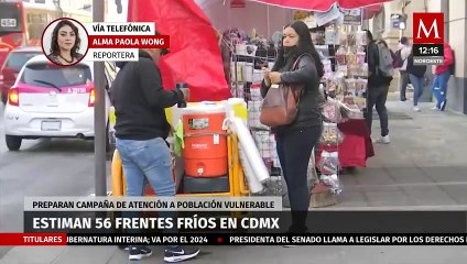 Gobierno capitalino prevé 56 frentes fríos en CdMx