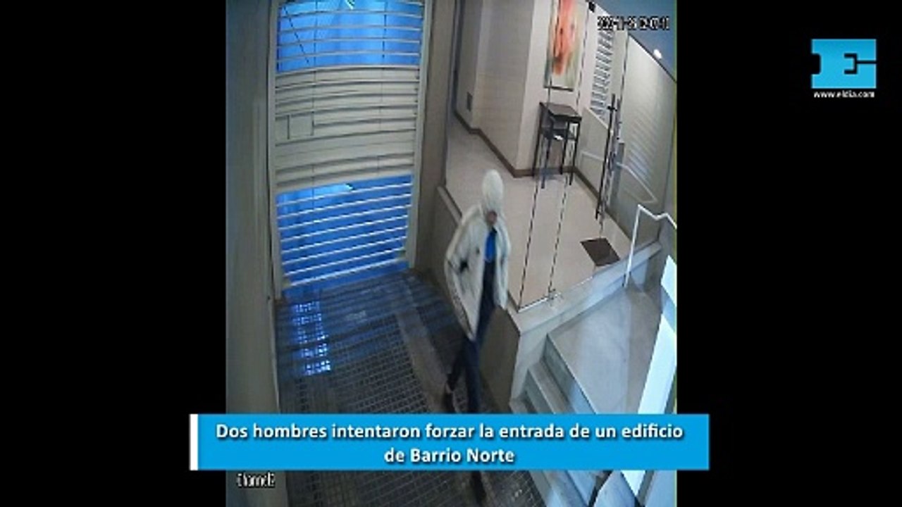 Dos hombres intentaron forzar la entrada de un edificio de Barrio Norte