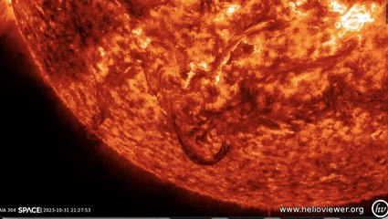 Massive Solar Magnetic Filament Erupted Recently