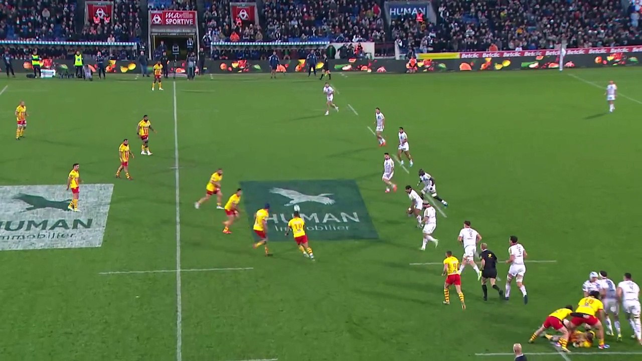 TOP 14 - Essai de Damian PENAUD 2 (UBB) - Union...