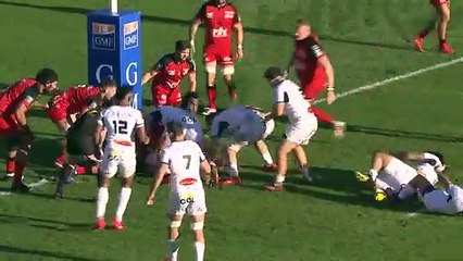 TOP 14 - Essai de Jérémy FERNANDEZ (CO) - RC Toulon - Castres Olympique