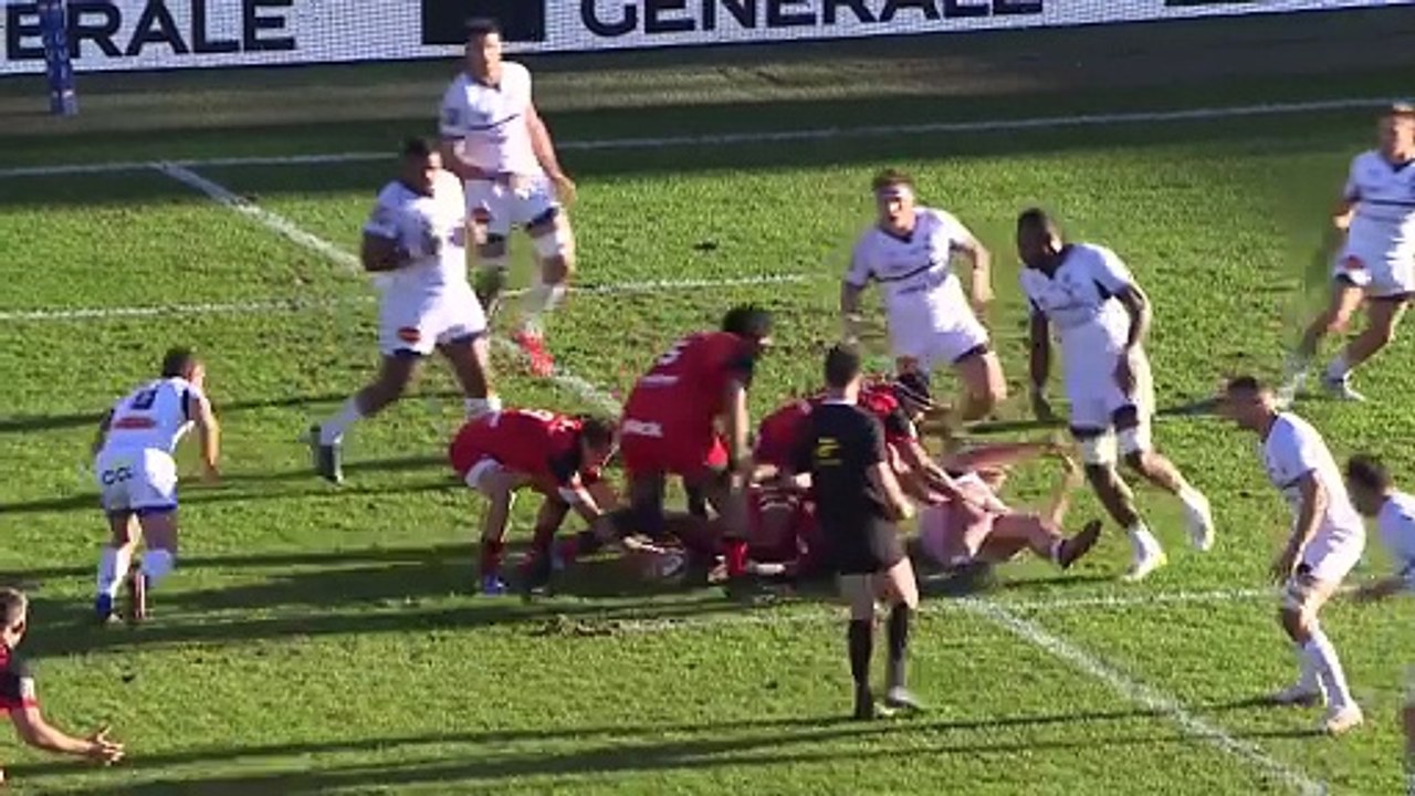 TOP 14 - Essai de Setariki TUICUVU (RCT)- RC Toulon - Castres Olympique