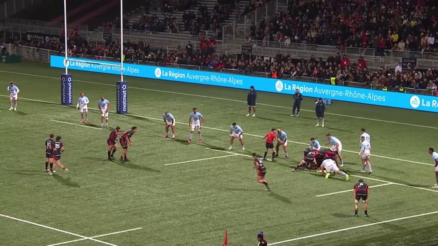 TOP 14 - Essai de Thibaut REGARD 2 (LOU) - LOU Rugby - Aviron Bayonnais