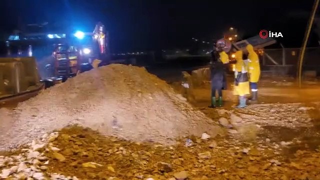 Kastamonu'da deniz kara ile birleşti, yol su altında kaldı