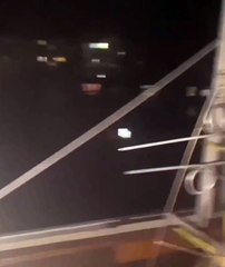 В Симферополе сдуло балкон