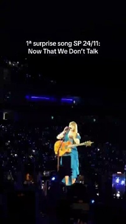 Taylor Swift's Live Surprise Song "Now That We Don't Talk"from the Era's Tour