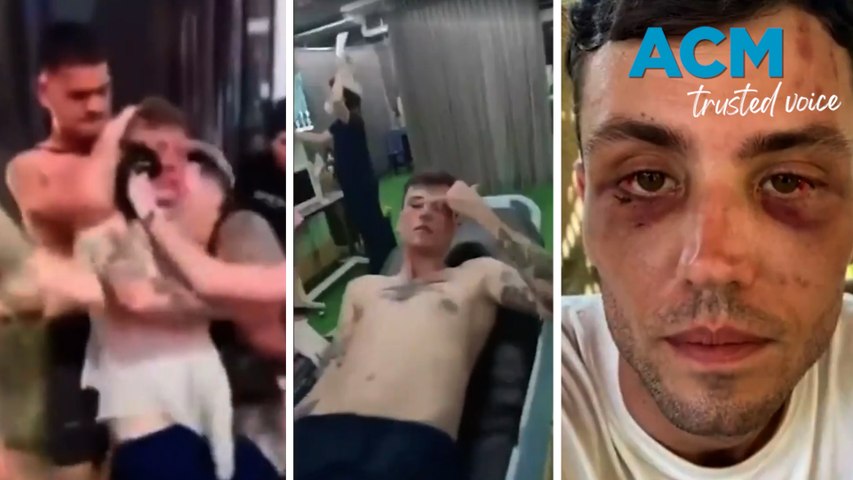 A night out in Bali almost turned deadly for an Australian man who was left bloodied and bruised after he had been dancing with a woman inside Sky Garden nightclub on Friday before he was reportedly set upon by her brother and his mates who allegedly beat and robbed him.