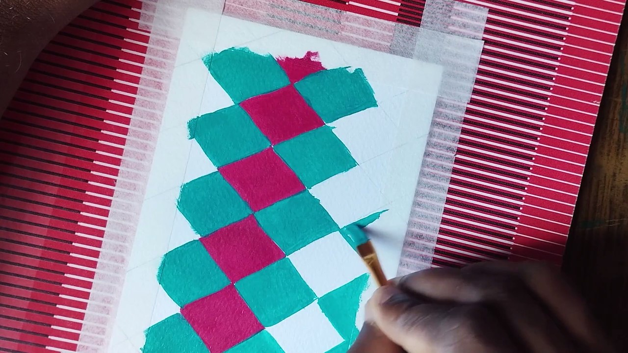 Easy abstract drawing ideas for beginners | Overlapping 3D Illusion | For Kids Painting