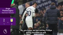 Postecoglou insists Tottenham will 'get through' injury crisis