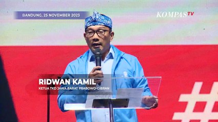 Ridwan Kamil Ungkap Alasan Mau Jadi Ketua TKD Jabar Prabowo-Gibran