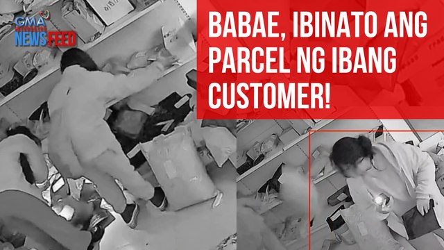 Babae, ibinato ang parcels ng ibang customer! | GMA Integrated Newsfeed