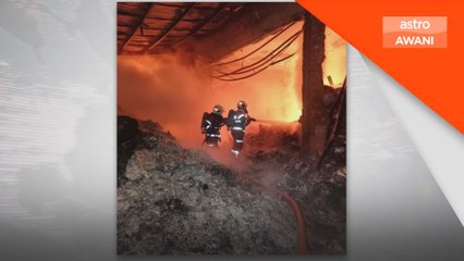 Gudang syarikat kopi tempatan musnah dalam kebakaran di Melaka