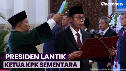 Video herunterladen: Presiden Joko Widodo Lantik Nawawi Pomolango sebagai Ketua KPK Sementara