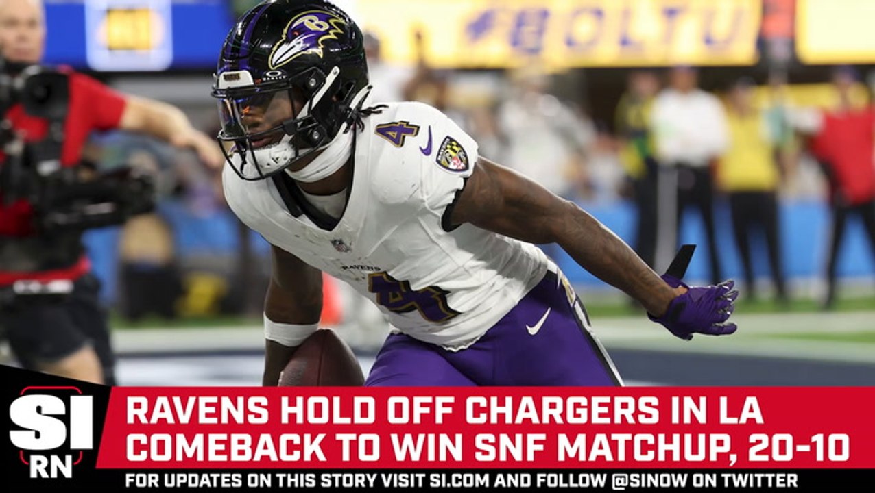 Ravens Get SNF Win Over Chargers