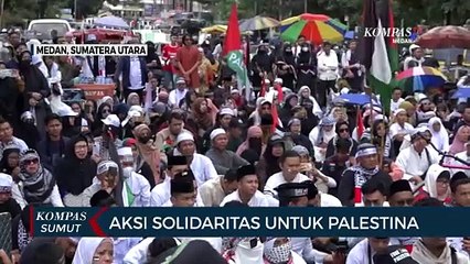 Download Video: Warga Medan Gelar Aksi Solidaritas untuk Palestina