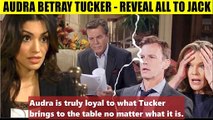 CBS Y&R Spoilers Shock_ Audra truly loves Kyle - revealing to Jack all of Tucker