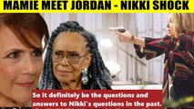 CBS Y&R Spoilers Mamie secretly meets with Jordan - the ally who kidnapped Nikki