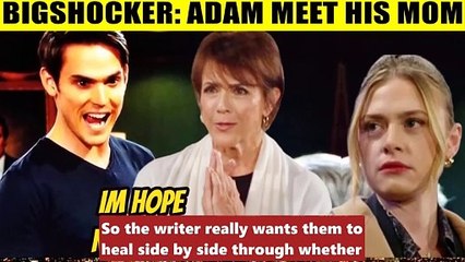 CBS Young And The Restless Adam is shocked that Jordan is Hope Newman - whose si