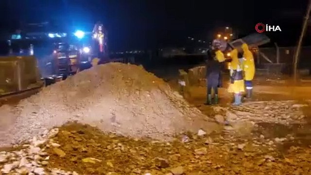 Kastamonu'da deniz kara ile birleşti, yol su altında kaldı