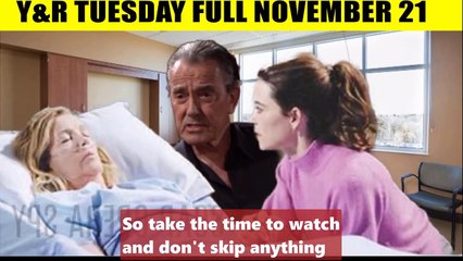 Young And The Restless Spoilers Tuesday November 21 2023 - Claire was scared in