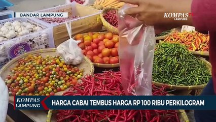 Cabai Tembus Harga Rp100.000 Perkilogram