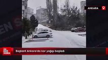 Başkent Ankara'da kar yağışı başladı