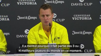 Coupe Davis - Hewitt et De Minaur s'inclinent devant un Sinner qui "a joué à merveille"