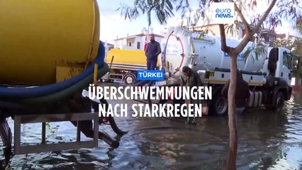 Schwerer Wintersturm in der Türkei - Region Izmir stark betroffen