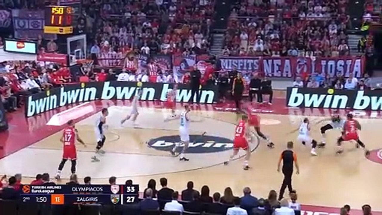 Olympiacos 89-72 Win Against Zalgiris Kaunas