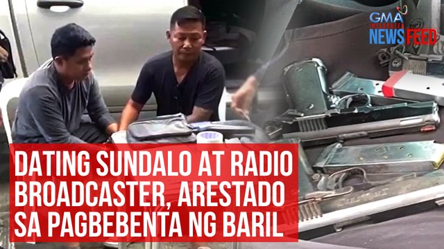 Dating sundalo at radio broadcaster, arestado sa pagbebenta ng baril | GMA Integrated Newsfeed