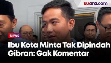 PKS Ingin Ibu Kota Tetap di Jakarta, Gibran: Nggak Usah Dikomentari
