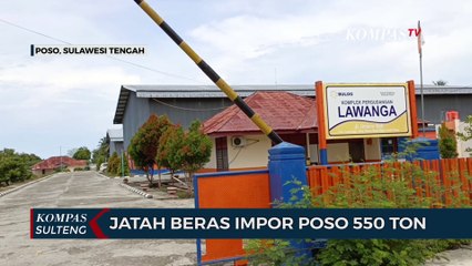 Jatah Beras Impor Poso 550 Ton