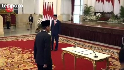 Nawawi Pamolango Dilantik Jadi Ketua KPK, Sebut Kepercayaan Masyarakat Harus Diatasi