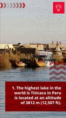 5 Surprising Facts About the World: From Lake Titicaca to the Taste of Human Tongue.