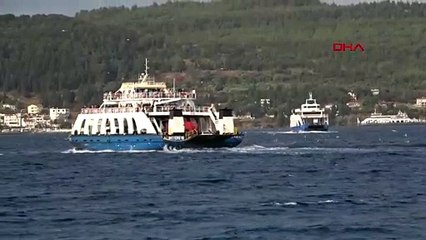 Çanakkale'de Feribot Seferleri İptal Edildi