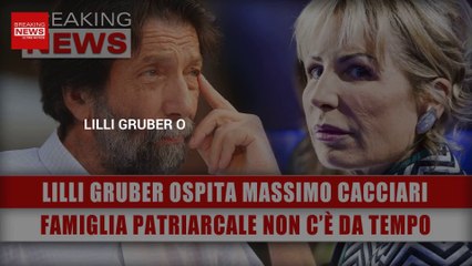 Lilli Gruber Ospita Massimo Cacciari: La Famiglia Patriarcale Non Esiste Da Tempo!
