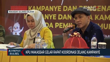 KPU Makassar Gelar Rapat Koordinasi Jelang Kampanye
