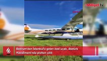 Bodrum'dan İstanbul'a gelen özel uçak, Atatürk Havalimanı'nda pistten çıktı