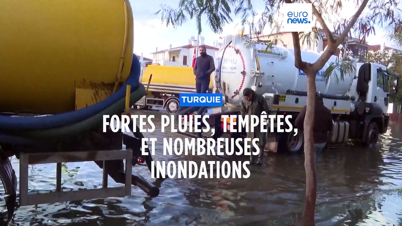 La Turquie victime d'inondations dans une bonne partie du pays