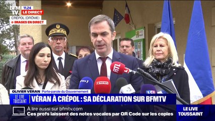 Olivier Véran à Crépol: "J'ai dit aux parents de Thomas notre détermination à poursuivre sans relâche et punir ceux qui lui ont fait ça"