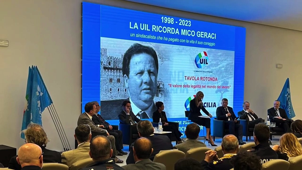 La Uil ricorda a Palermo Mico Geraci, il sindacalista ucciso dalla mafia