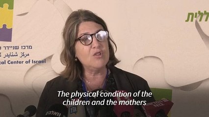 Israeli child hostages in a 'stable' condition after being freed
