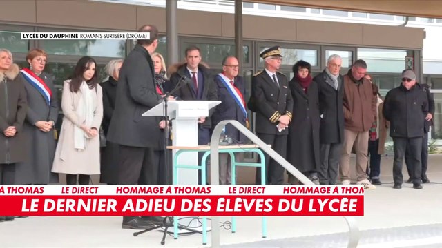 Hommage à Thomas au lycée du Dauphiné à Romans-sur-Isère