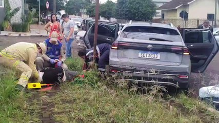 Forte colisão entre Monza e Nivus é registrada no Parque São Paulo