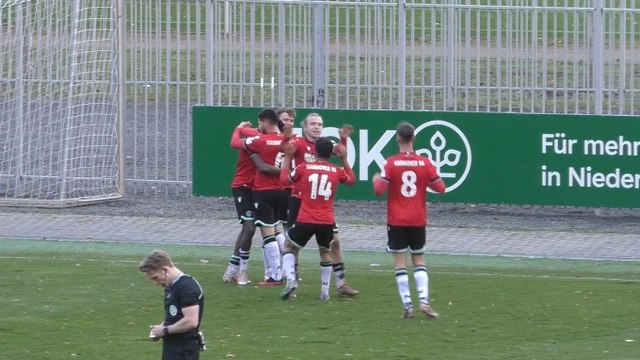 Gindorf-Knaller aus 25 Metern: Hannover 96 II setzt seinen Lauf gegen BW Lohne fort