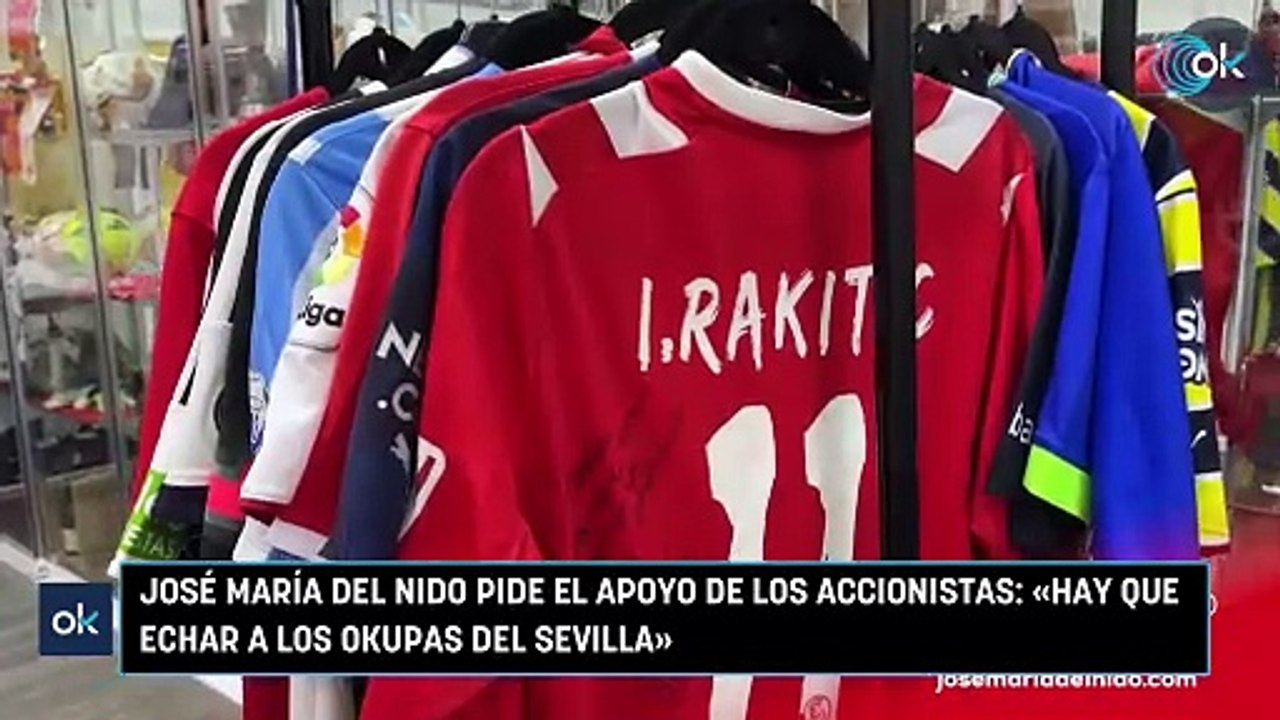 José María del Nido pide el apoyo de los accionistas: «Hay que echar a los okupas del Sevilla»