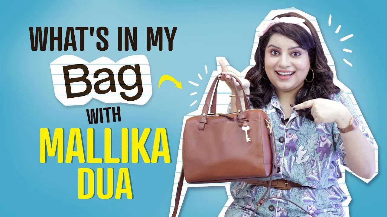 What's in my bag with Mallika Dua _ Pinkvilla _ Bollywood _ Lifestyle video Dailymotion