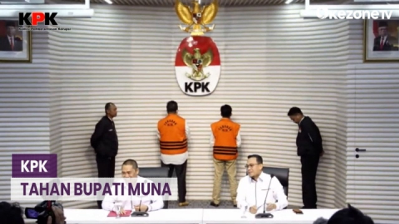 Dugaan Korupsi Dana PEN, KPK Tahan Bupati Muna La Ode Muhammad Rusman