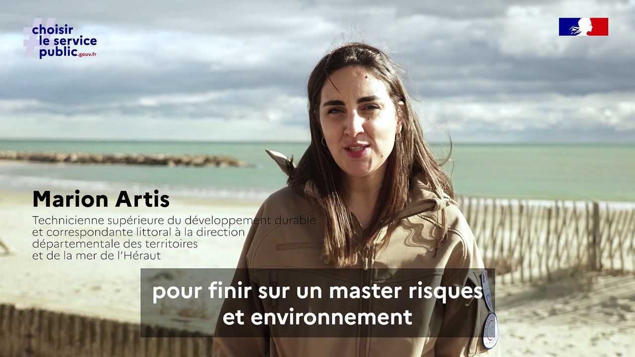 Portrait de Marion, technicienne supérieure du développement durable