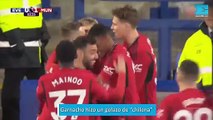 Garnacho hizo un golazo